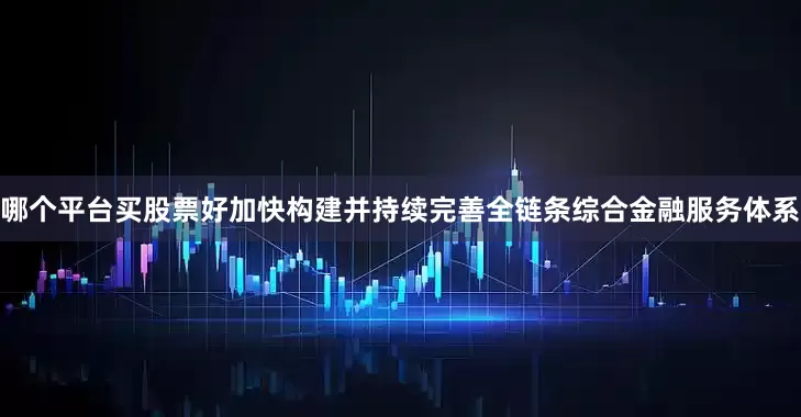 哪个平台买股票好加快构建并持续完善全链条综合金融服务体系